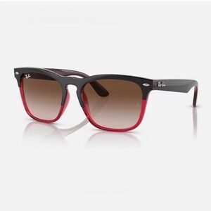 Ray-Ban Iris 4471 Black and Red Gradient Sunglasses